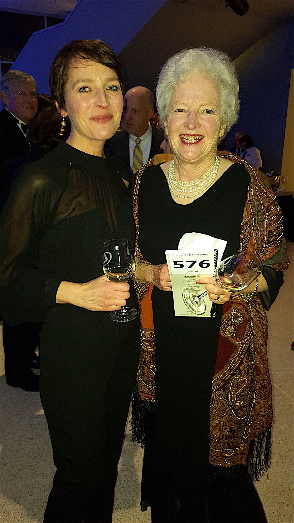 Megan Stair, left, with Marnie Page.
