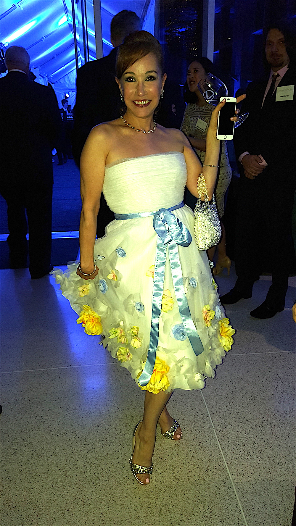 My favorite dress of the evening was worn by Nazzy Hashemian.