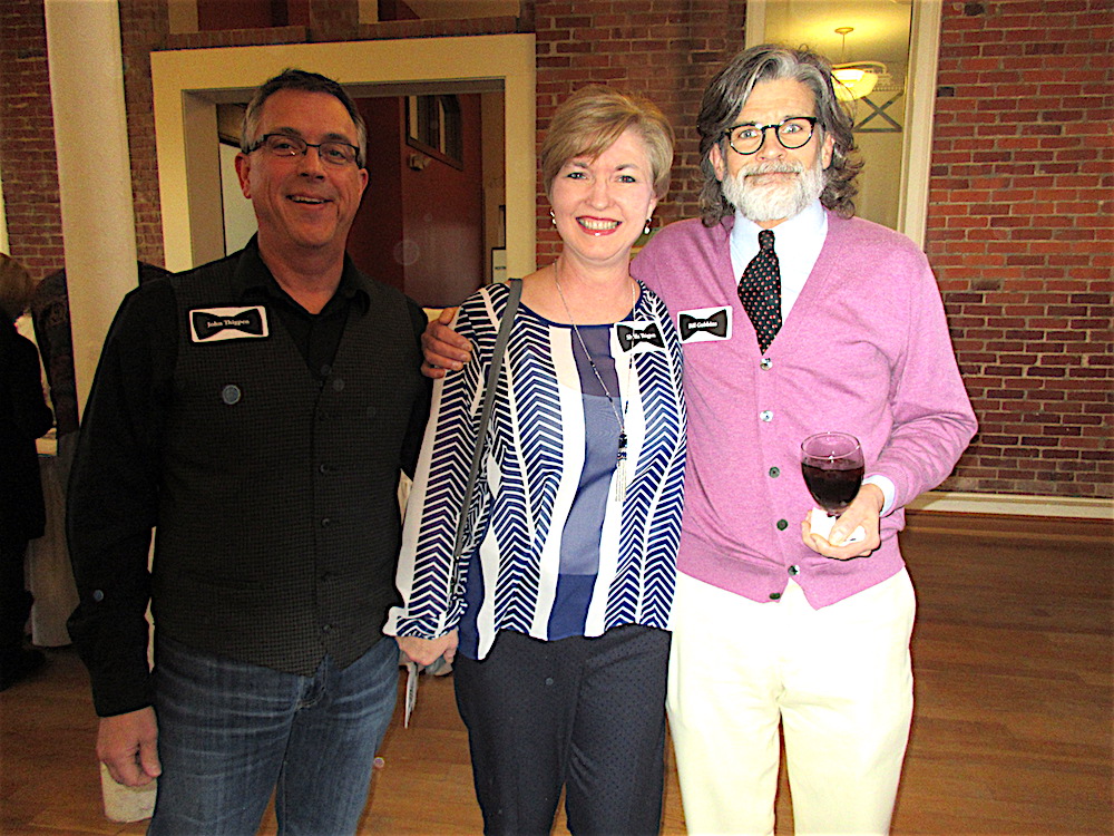 John and Sheila Thigpen with Bill Gubbins, at right.