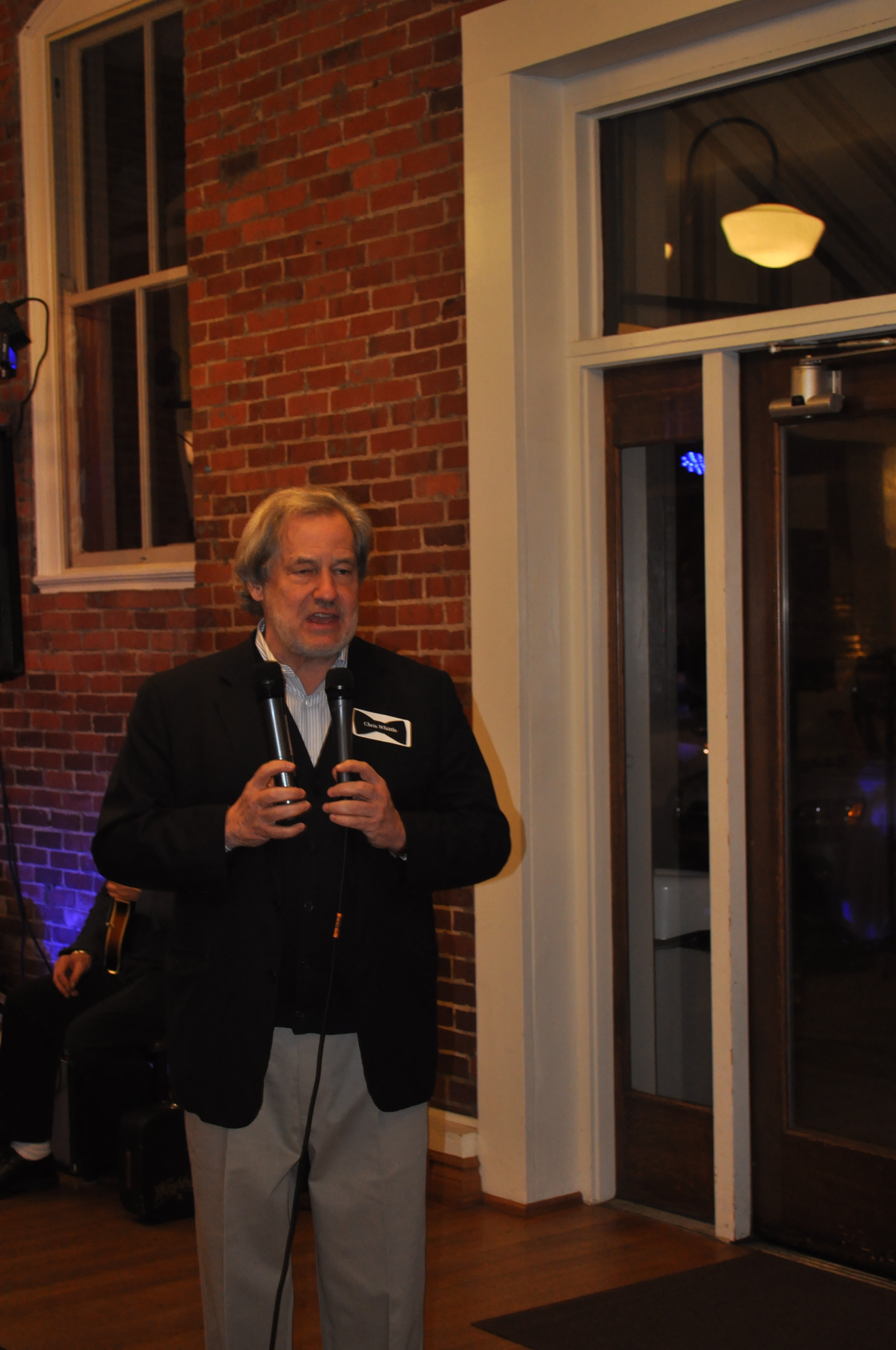 Chris Whittle making remarks. (Photo by Margot Kline.)