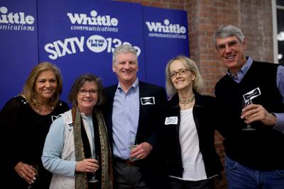 From left, Sharon Draper, Sara Fortune Rose, Frank Finn, Janine Orr and Dick Stevens. (Photo by David Andrews.)