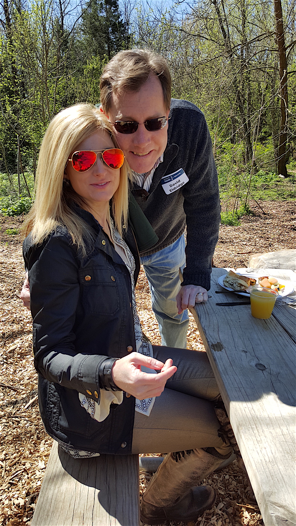 Cute picture of Desiree and David Eldridge.
