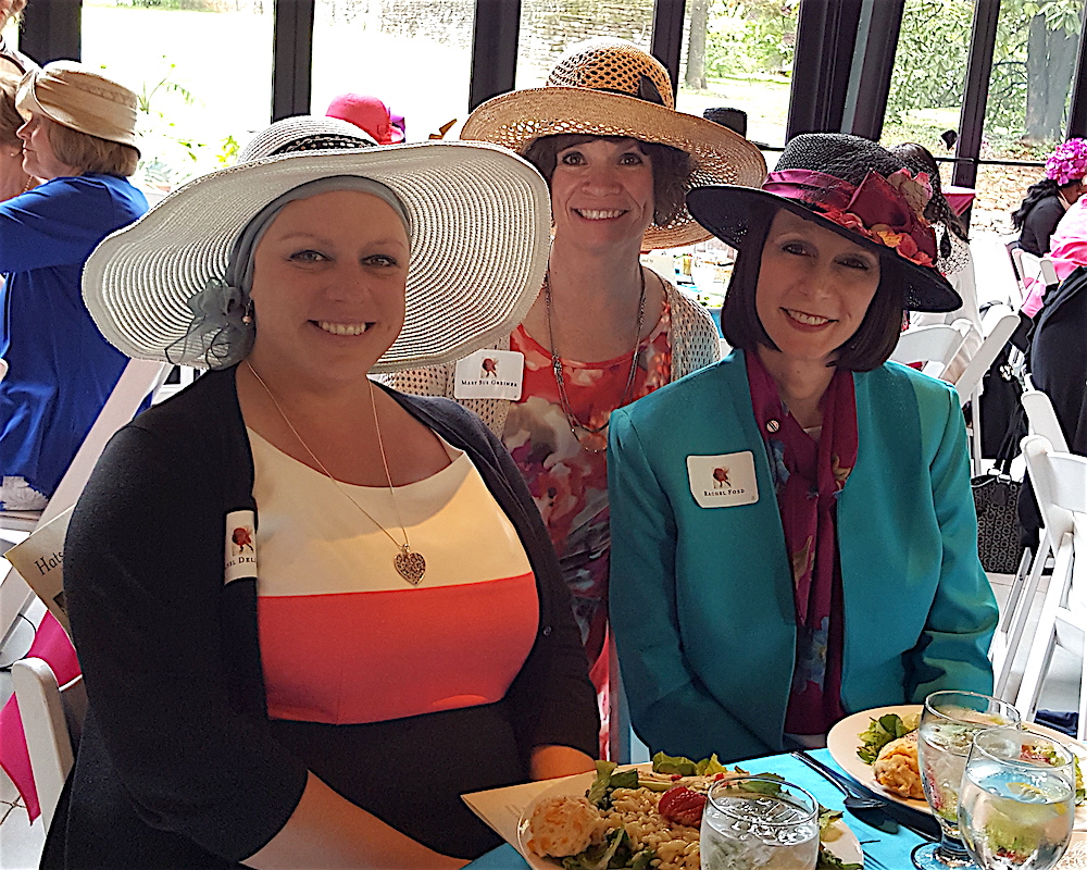 The fabulous ladies from the Knoxville Symphony Orchestra were guests at the Moxley Carmichael table. From left, Rachel Dellinger, director of communications; Mary Sue Greiner, director of development; and Executive Director Rachel Ford.