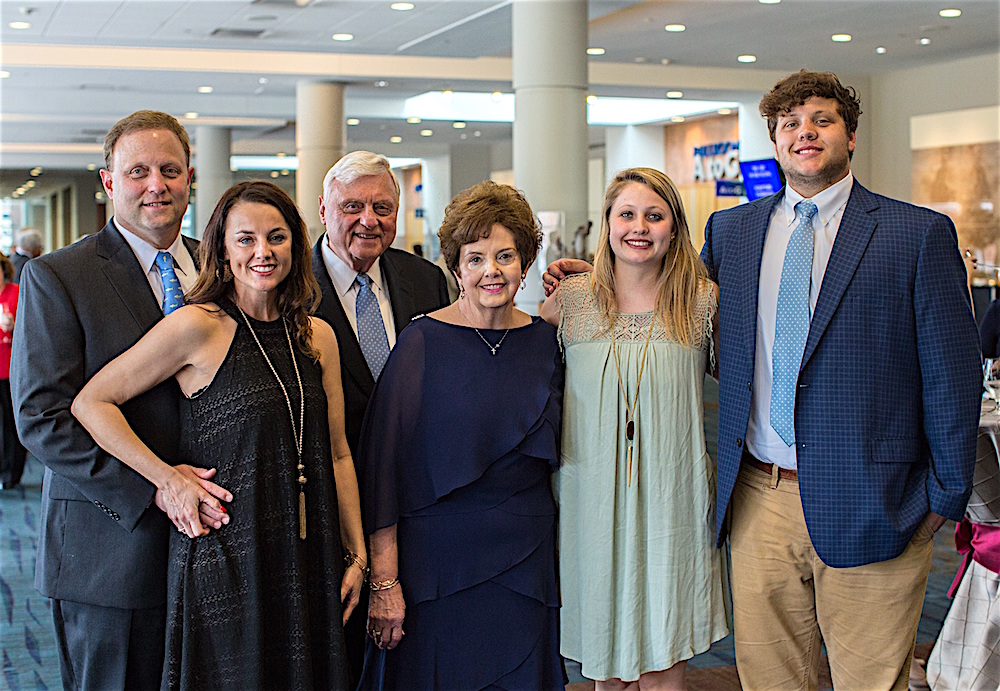 From left, Jim and Erin VanderSteeg, Wayne and Ruth Ann Vandersteeg, Brookd VanerSteeg and David VanderSteeg. (Photo by Loch and Key Productions)