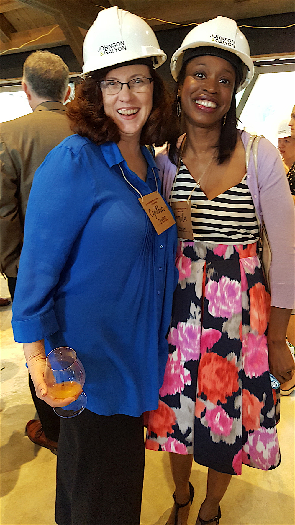 Cookbook author Cynthia Graubart, left, and Jamila Robinson of the Atlanta Journal-Constitution.