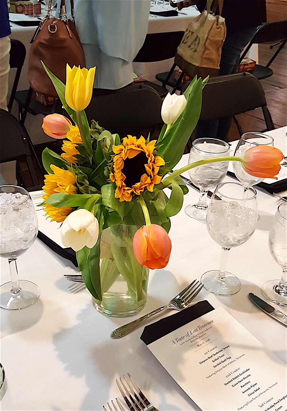 Pretty centerpieces.