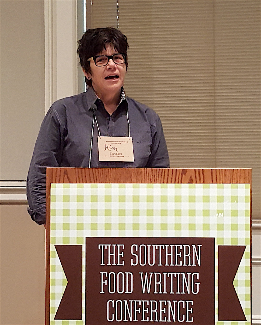 Here's Kim Severson of the New York Times. "You can tell any story through food," she said.