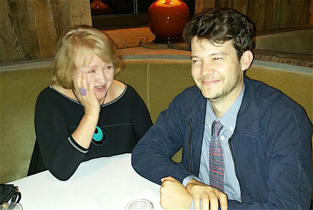 Knoxville's Sheena McCall with Rien Fertel of New Orleans. Fertel, the author of The One True BBQ, was a presenter at the conference.