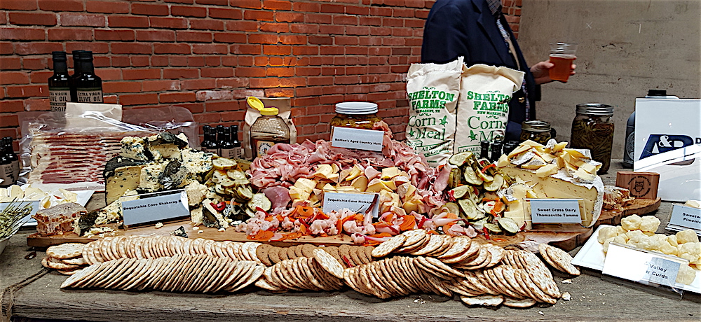 There was no shortage of food.