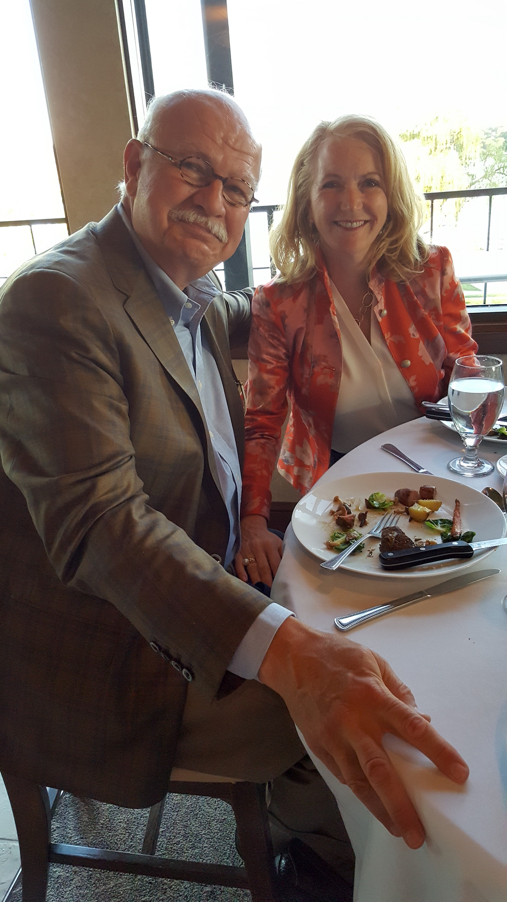 Drs. Sarkas Chobanian and Ruth Bailey.