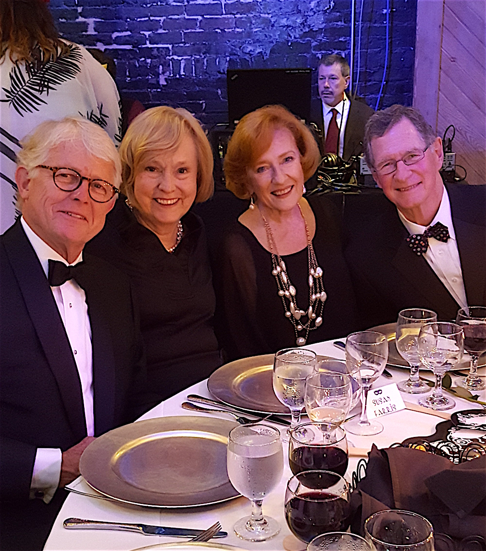 From left, Kent and Susan Farris with Melanie and Tom Wood.