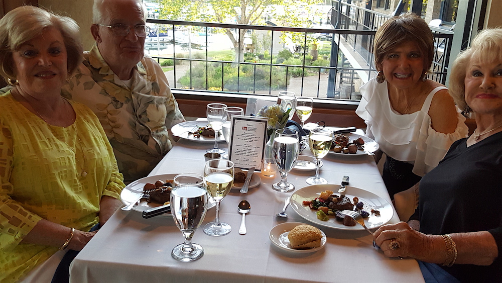 From left, Genetta and Will Pugh, Rose Moseley and Willene Chalmers.