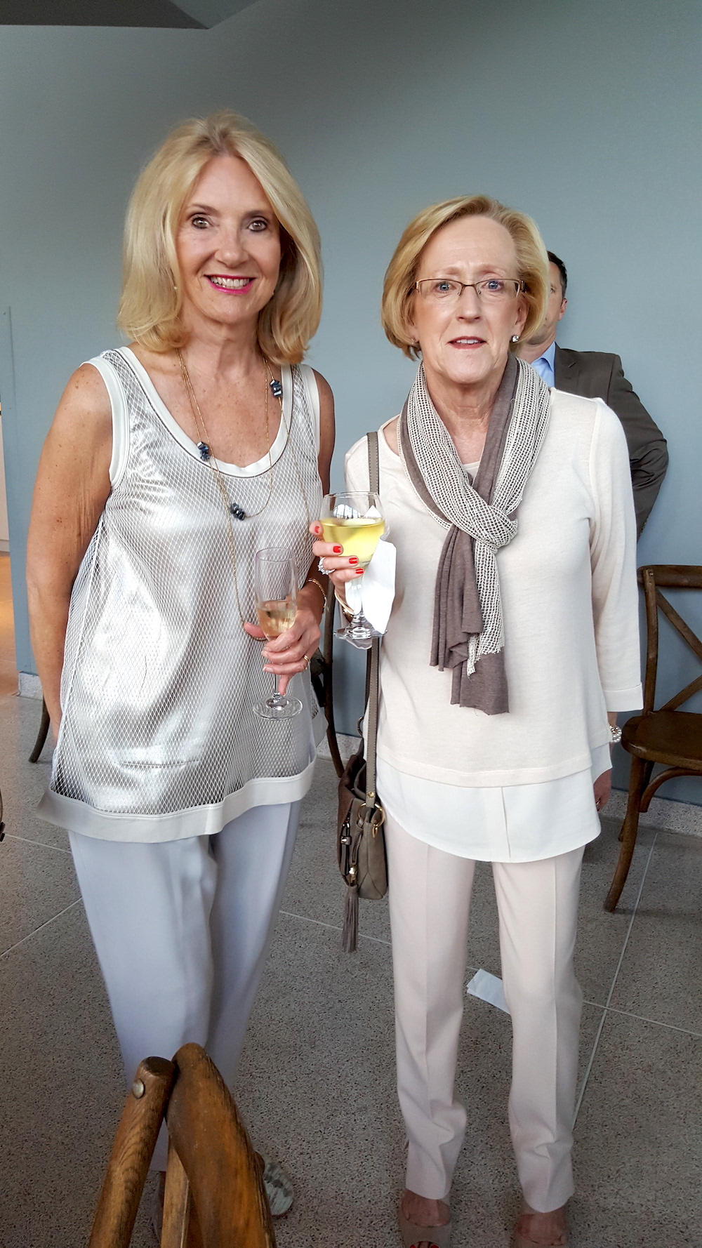 Ruth Fielden, left, with Karen Gilbertson.