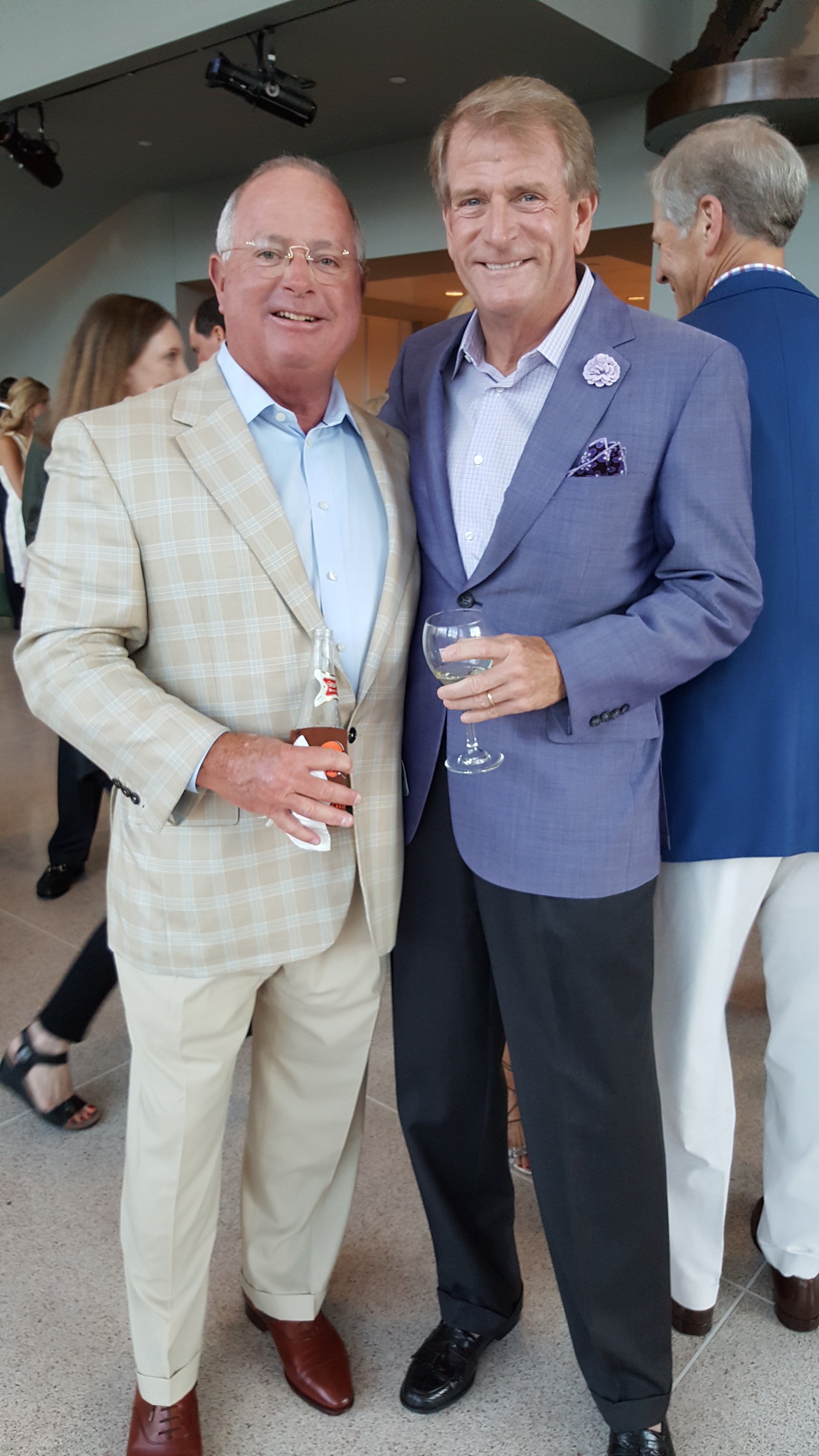 Steve Bailey, left, and Joe Fielden.