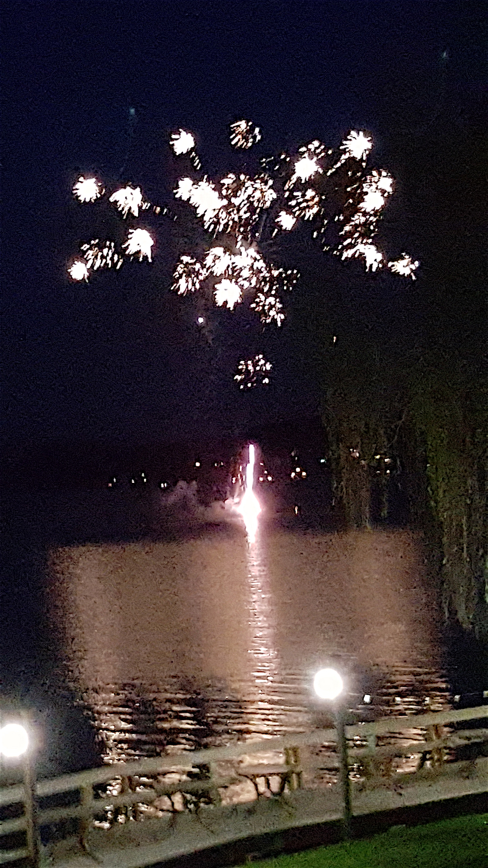 And soon it was time for fireworks! Since Tom Shaw paid for them, we called the show "Shaw-boom!"
