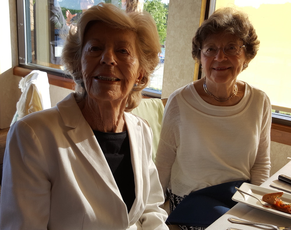 Donna Kerr, left, and Mary Rayson.