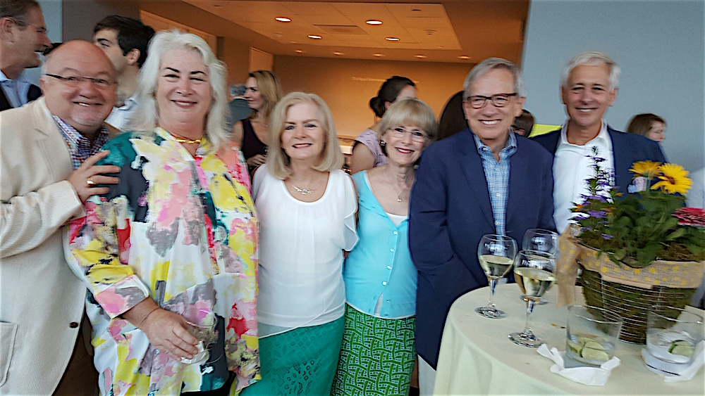 From left, Bob Alcorn, Tommie Rush, Marie Alcorn, Jane and Mike Fowler and Joe Gouffon.