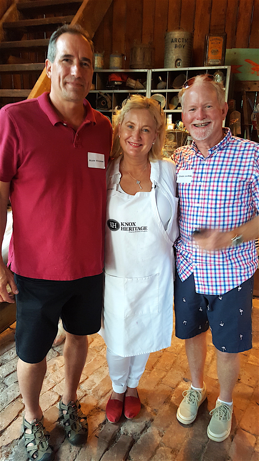 From left, Allen Tillman, Sandi Swilley and Chuck Shuman.