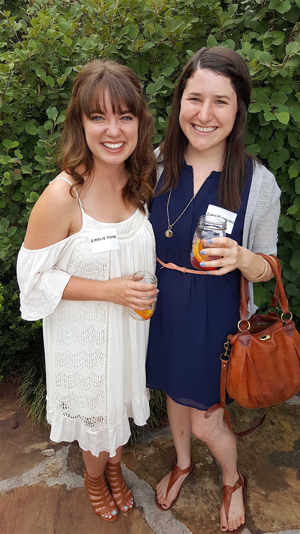 Emilie Finke, left, and Emily Stevens.
