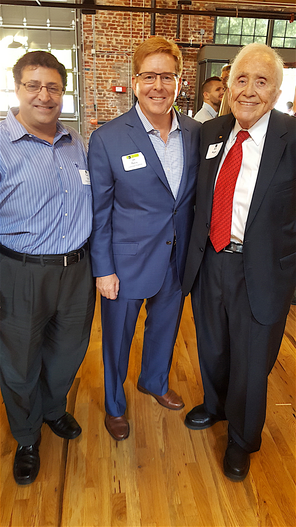 From left, Faris Eid, Joe Petre and Bill Regas.