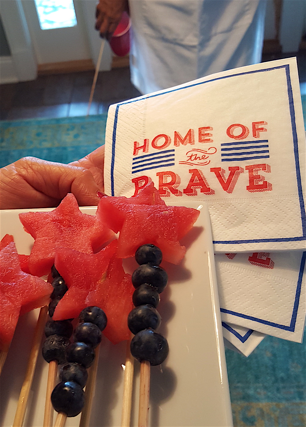 Just two days before Independence Day, the theme was patriot.