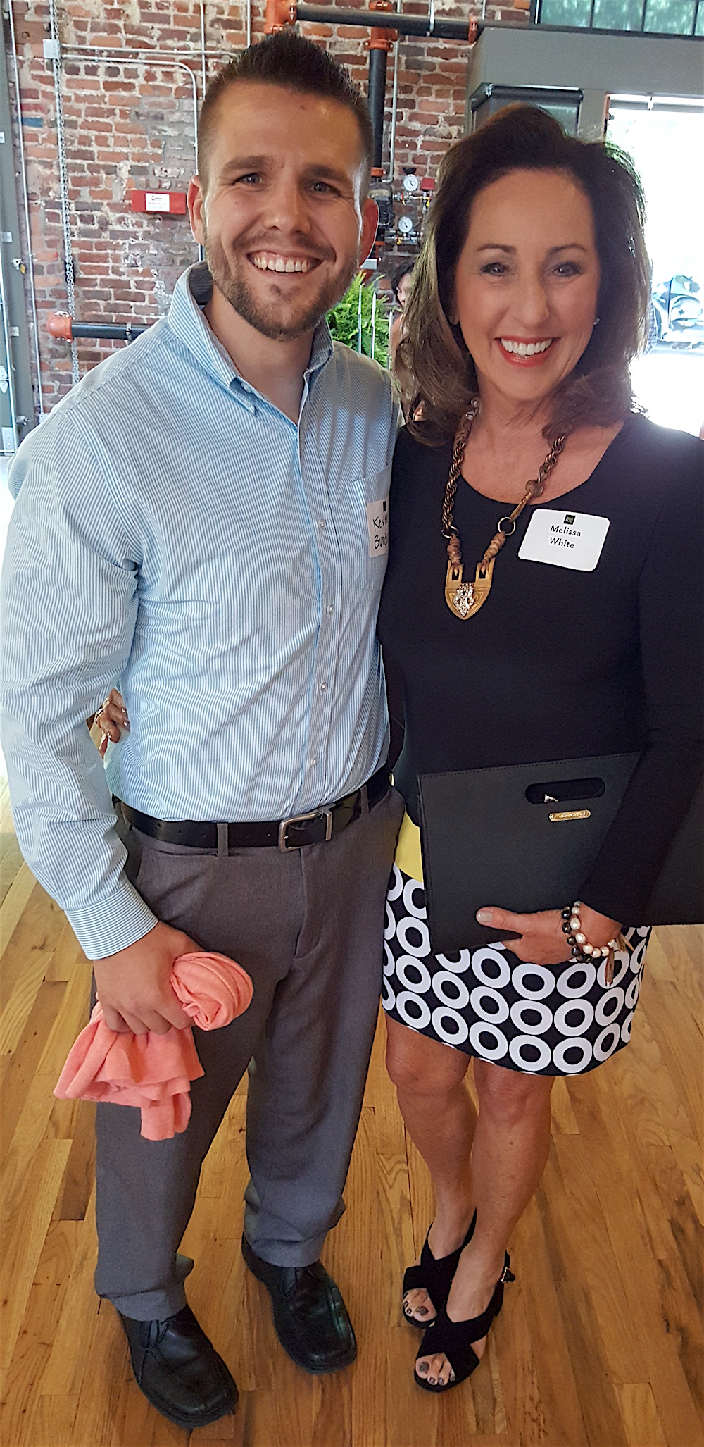 Keven Burdorf and Melissa White.