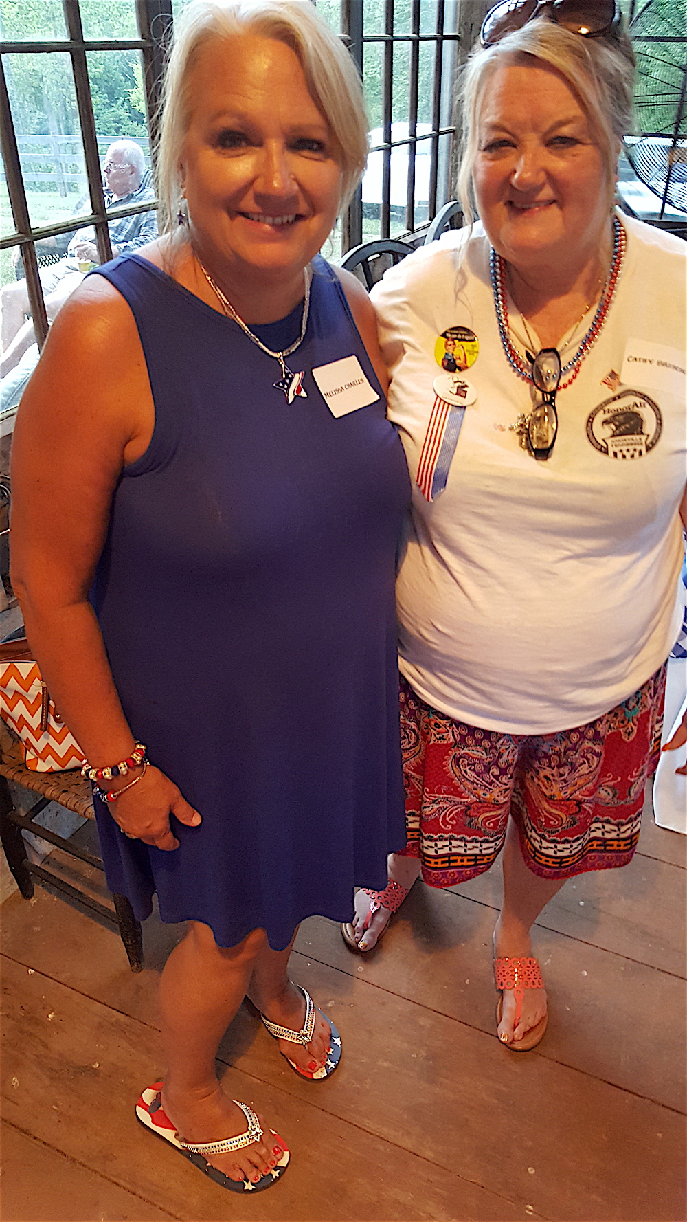 Melissa Charles, left, and Cathy Briscoe.