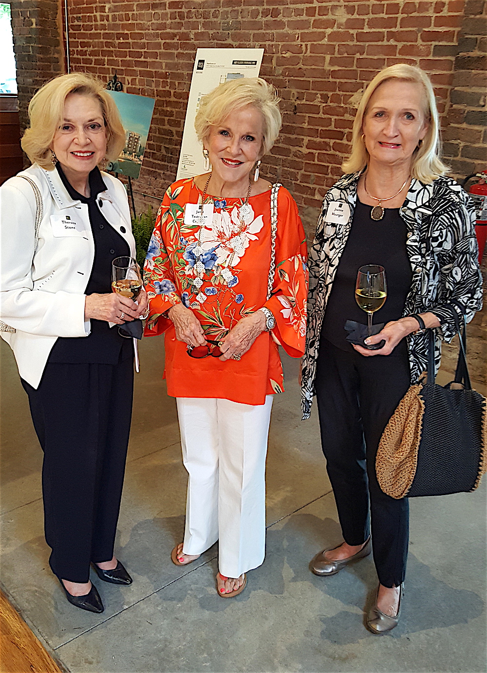 From left, Theresa Stone, Janet Testerman Crossley and Joanne Mounger.