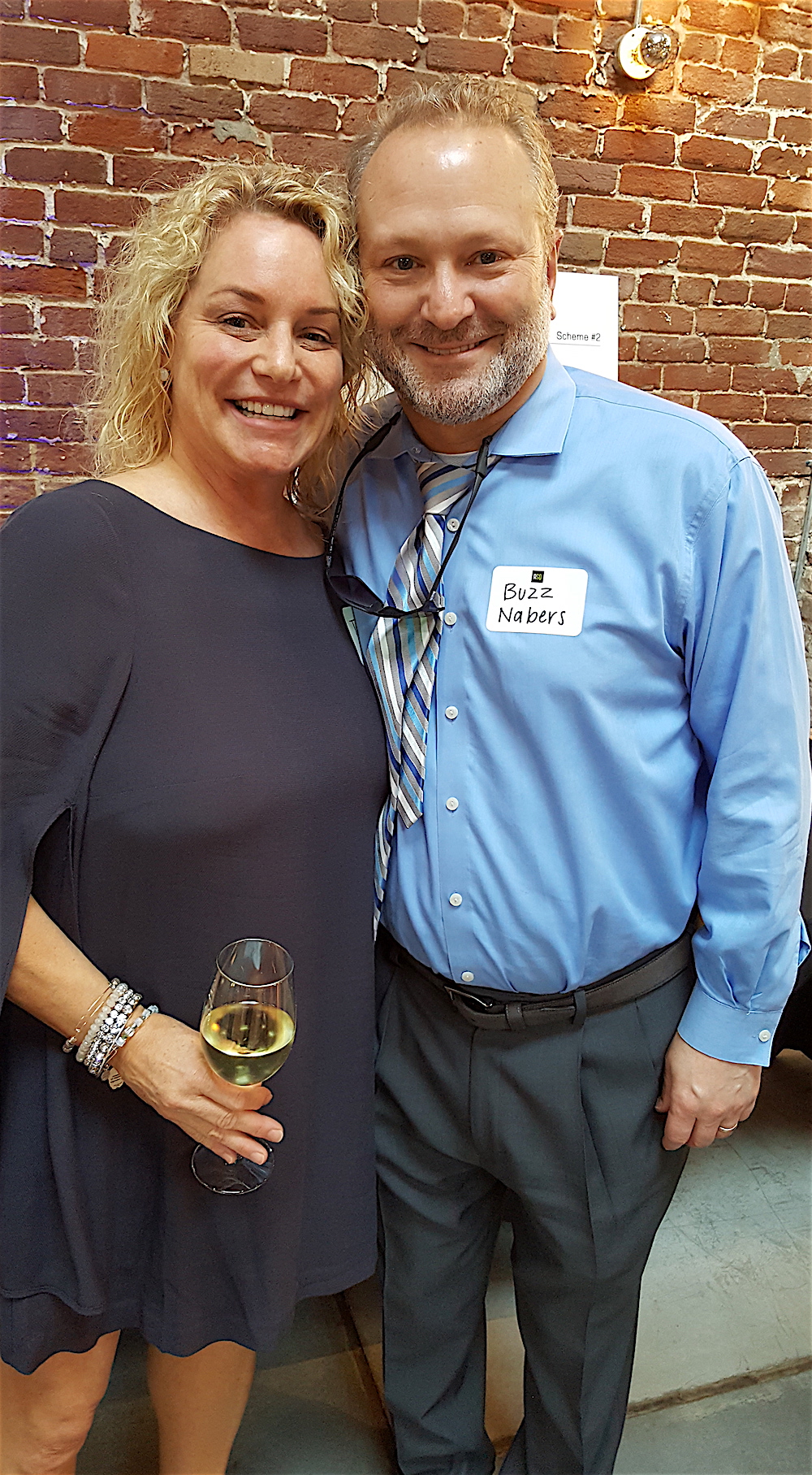 Trish and Dr. Buzz Nabers, "the downtown dentist."