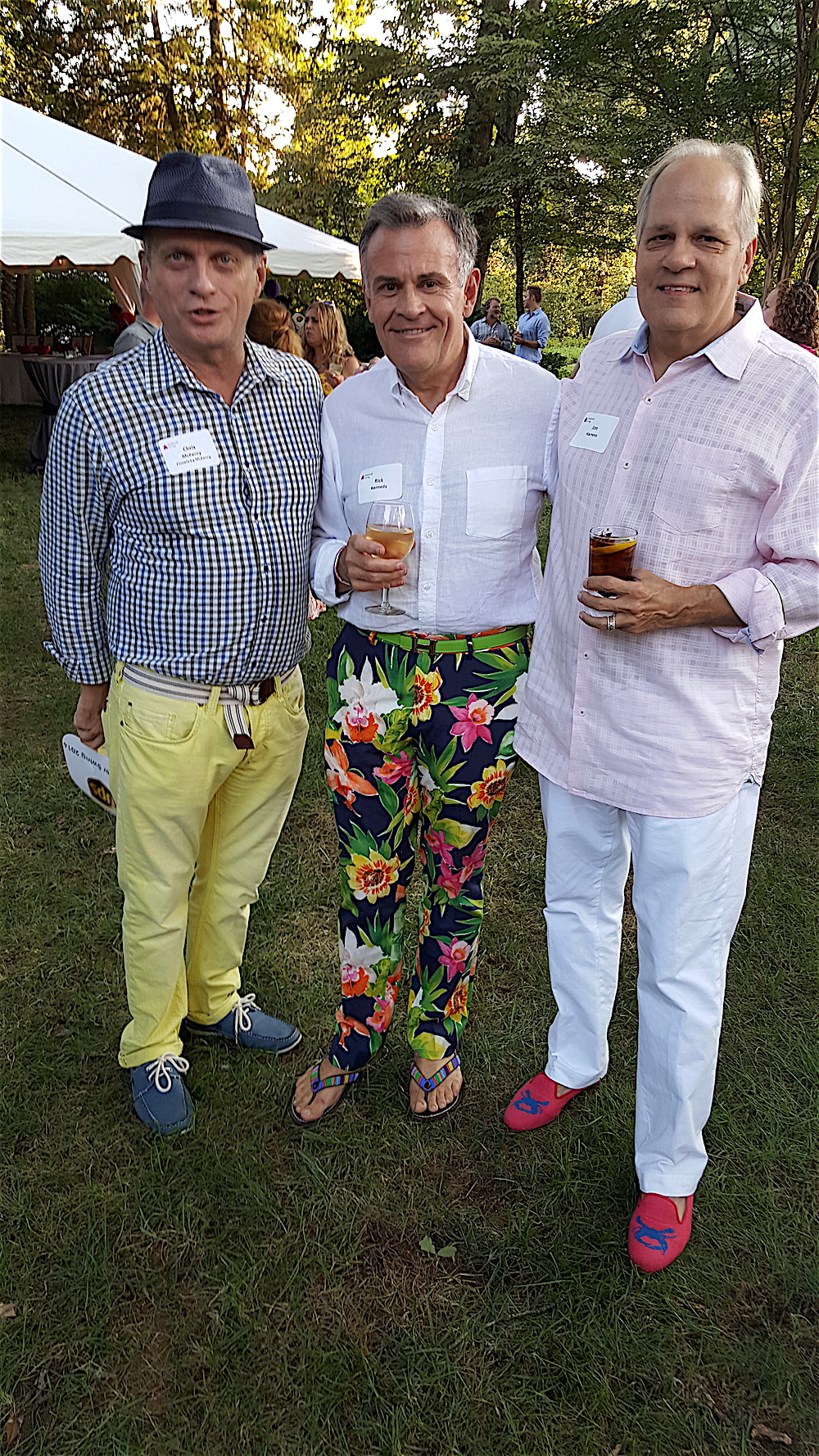 From left, Chris McKenry, Ricky Kennedy and Jim Harness.