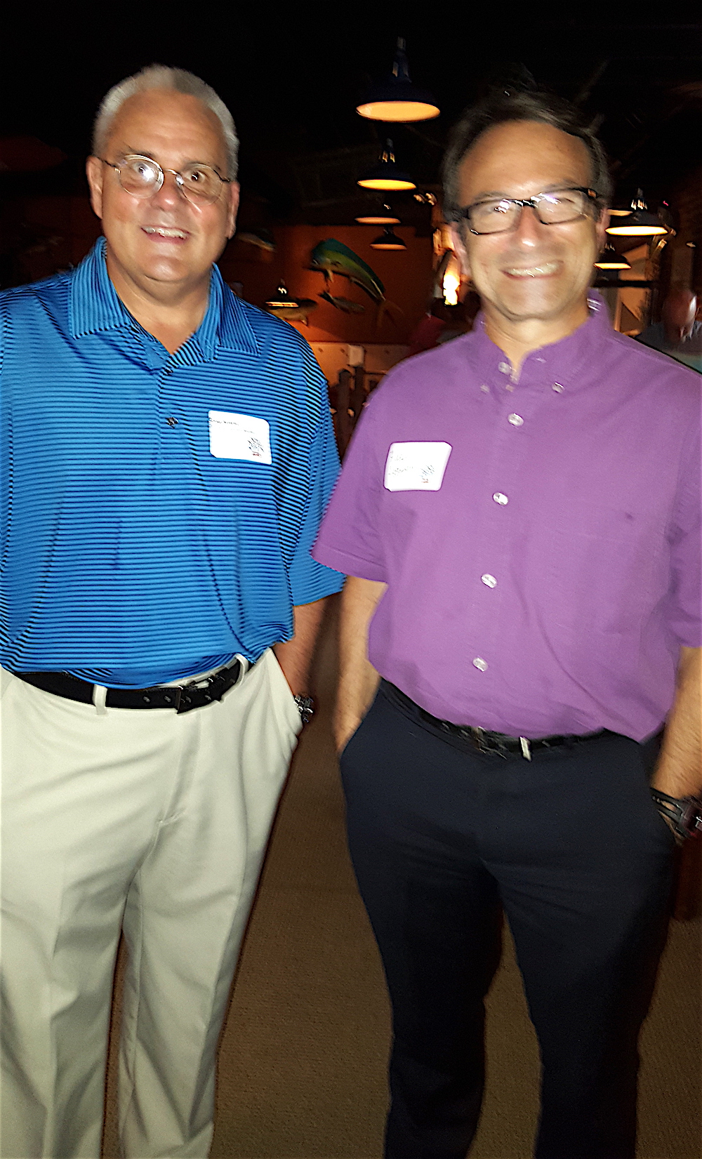 Craig Jenkins and Phil Kaplan of the News Sentinel's sports department.