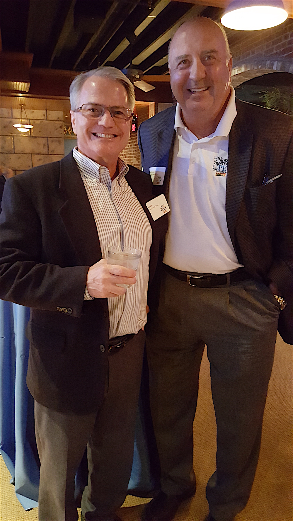 Ed Curtis, left, with Rocky Goode.