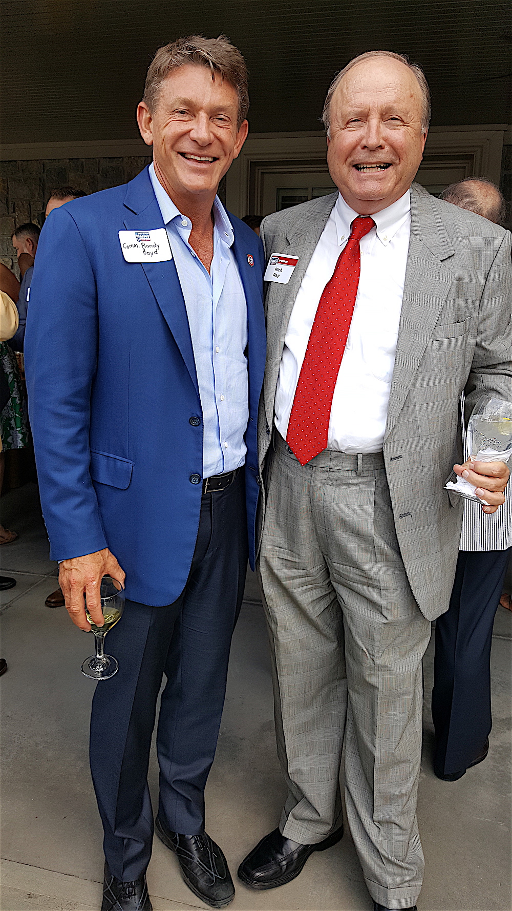 Randy Boyd, Tennessee Commissioner of Economic and Community Development, left, with Rich Ray.