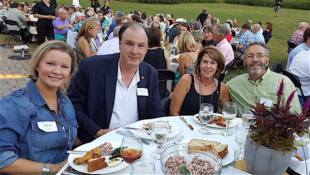 From left, Allison Burchett, Mike Strickland and Beth and Bo Townsend.