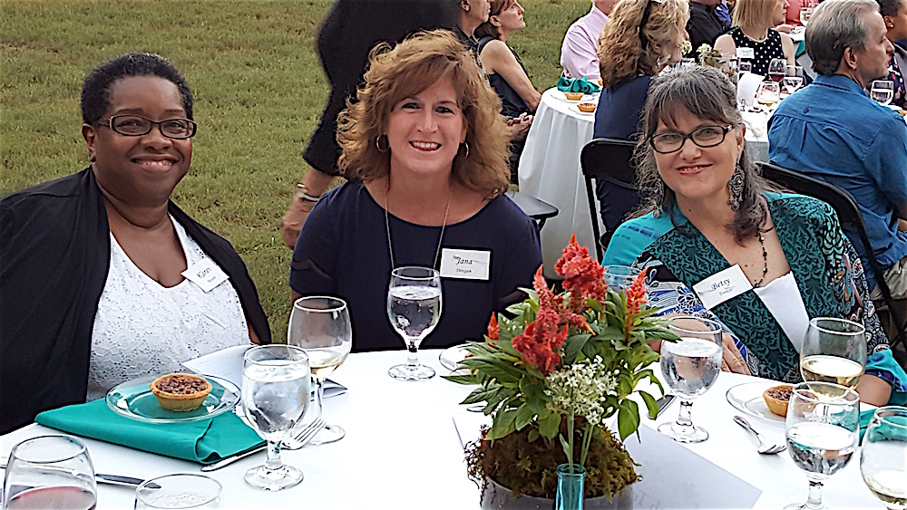 From left, Karen Moore, Jana Dovgan and Betsy Tonkin.