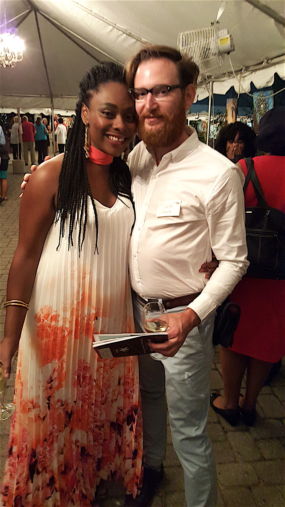 Soloist Yasameen Hoffman-Shanin with Seth Hopper.