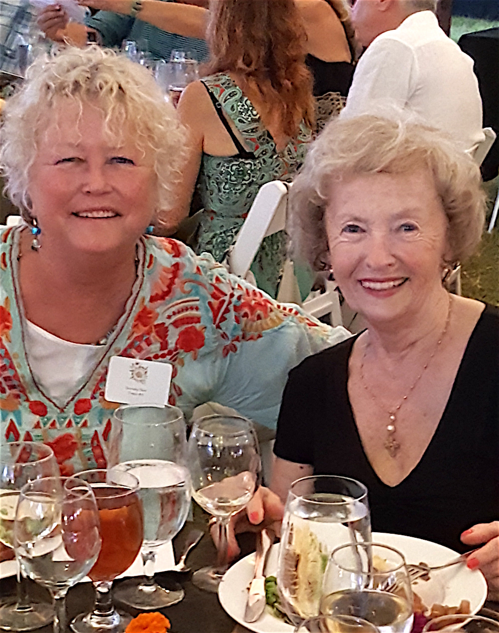 Dorothy Stair, left, and Betsey Bush.