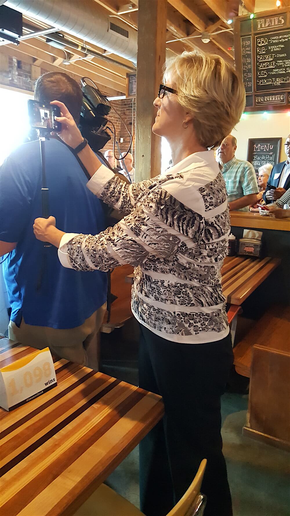 Pam Rhoades, Moxley Carmichael's digital storyteller, documented the goings on.