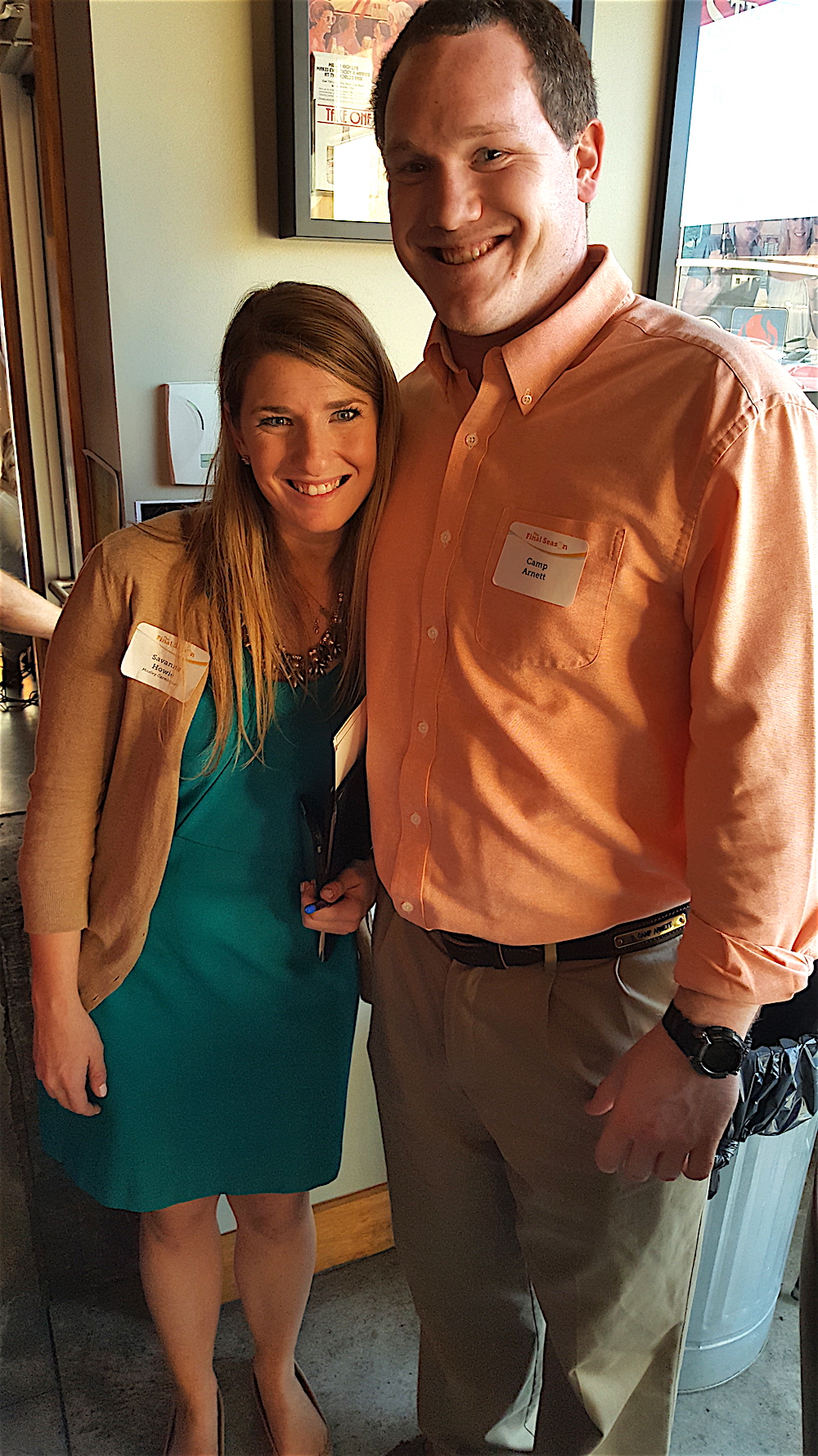 Moxley Carmichael's Savanna Howie and her boyfriend, Camp Arnett.