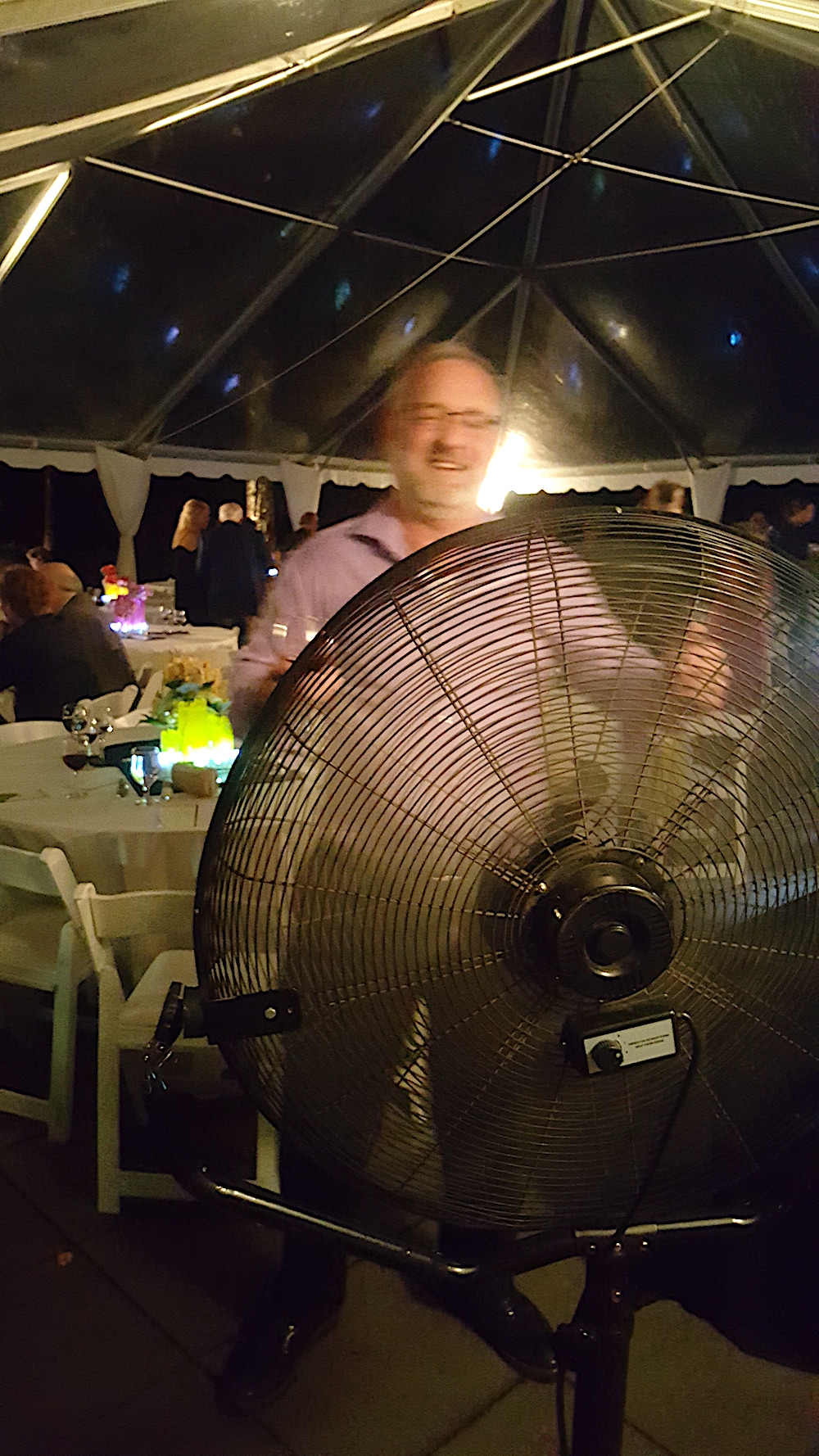 It was a warm evening and Tom Shaw had a great idea!