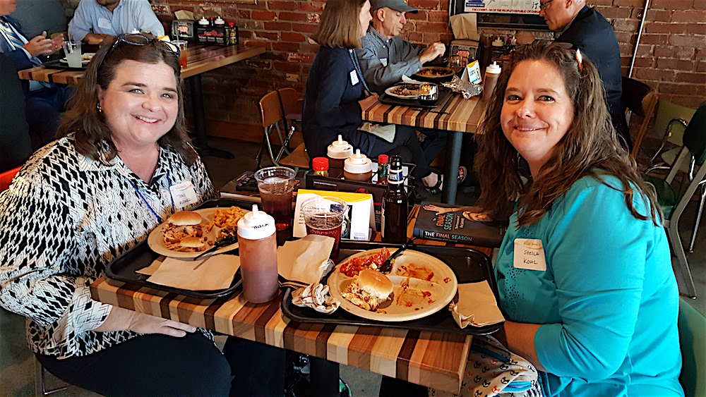 Traci McDonnell, left, and Sheila Kohl.