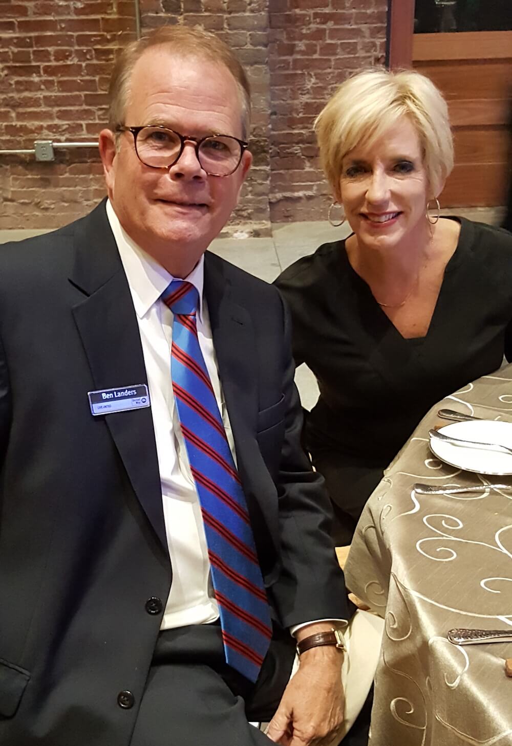 United Way of Greater Knoxville's CEO Ben Landers and his wife, Megan.