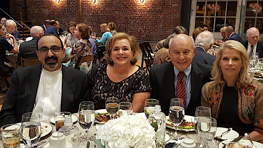 From left, Raja and Michelle Jubran with Jim Clayton and Michell Witt.