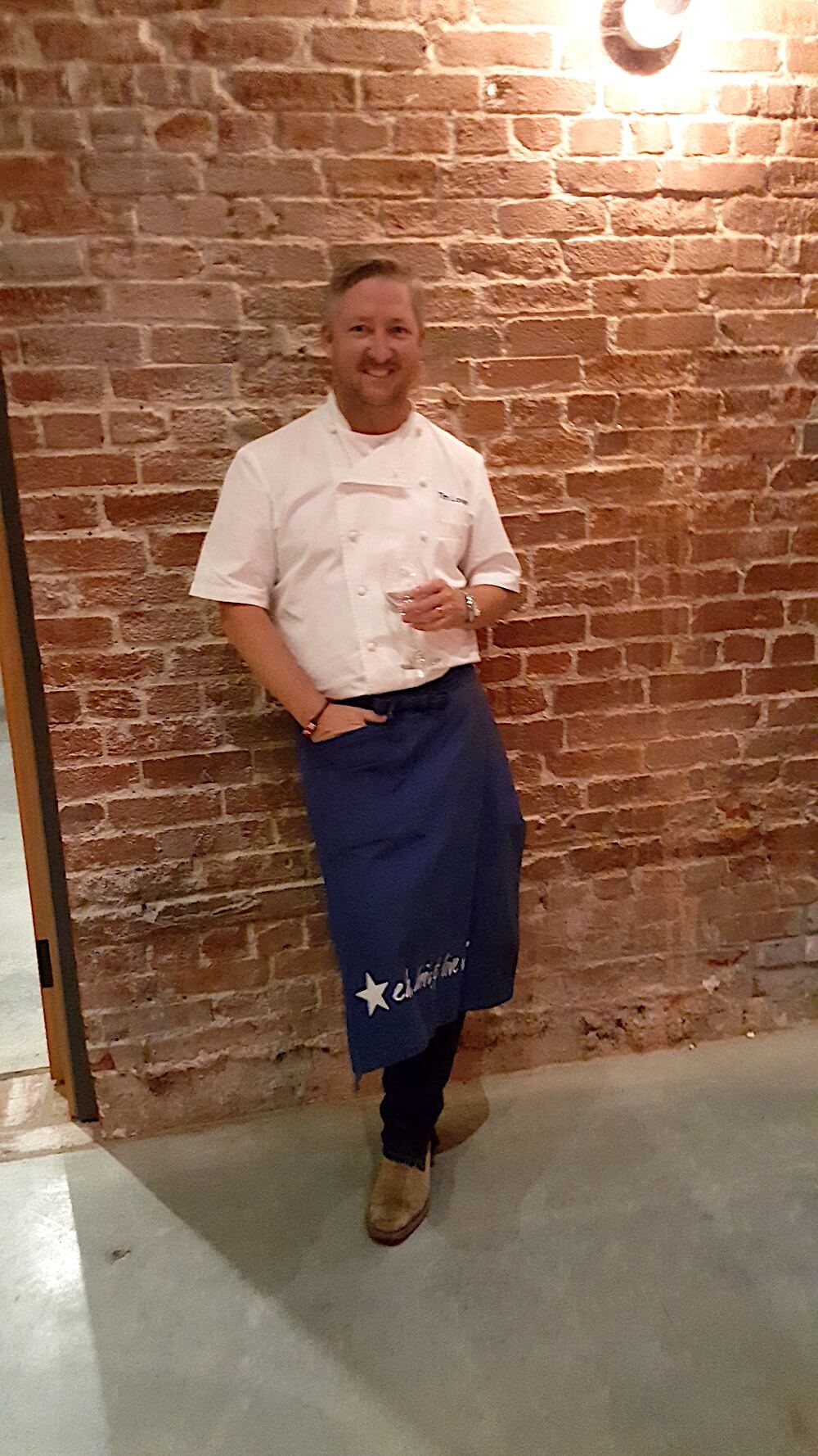 Chef Love seemed pleased with the way the evening was progressing.