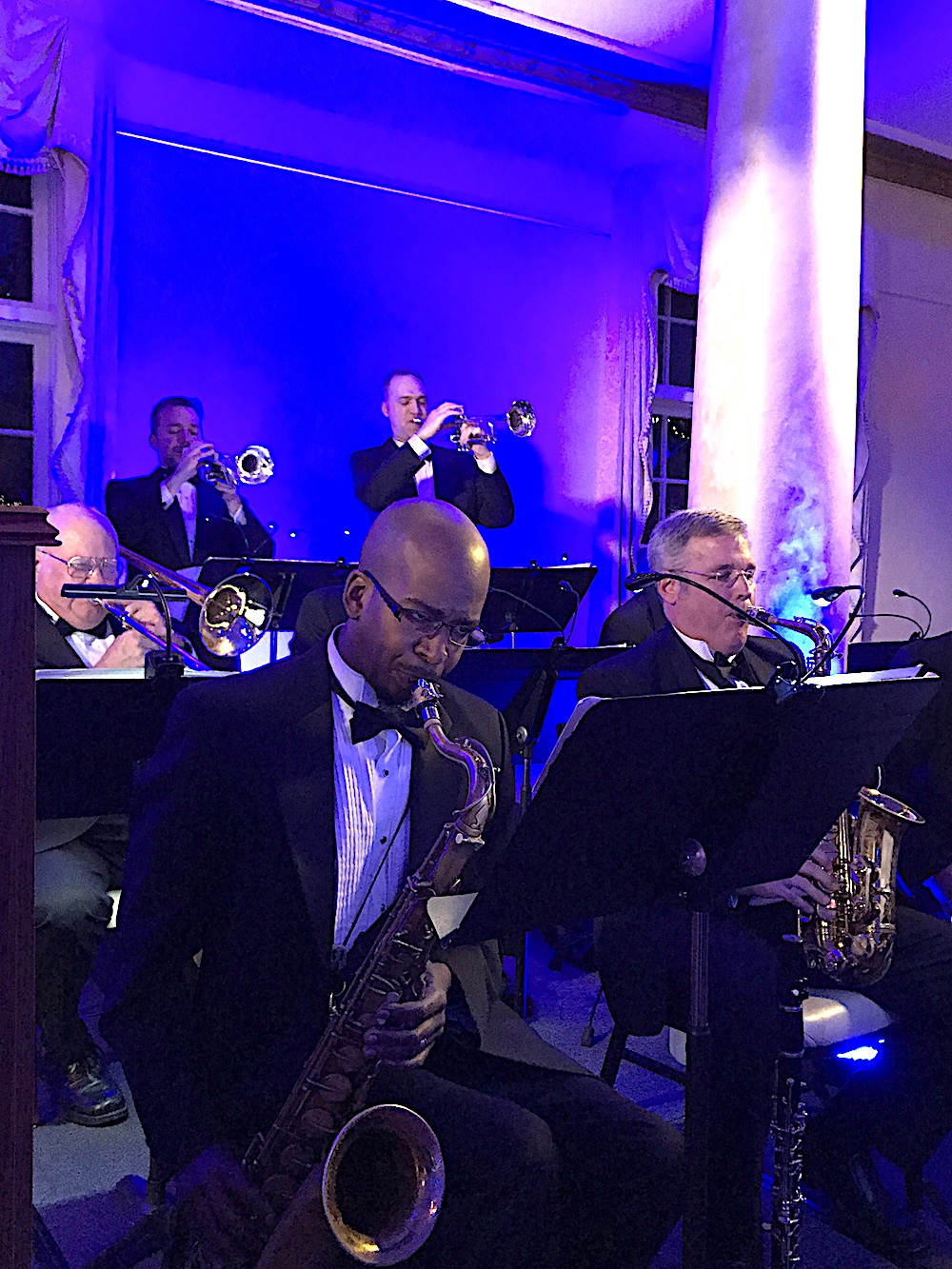 After dinner and a live auction, the Knoxville Jazz Orchestra provided music for dancing.