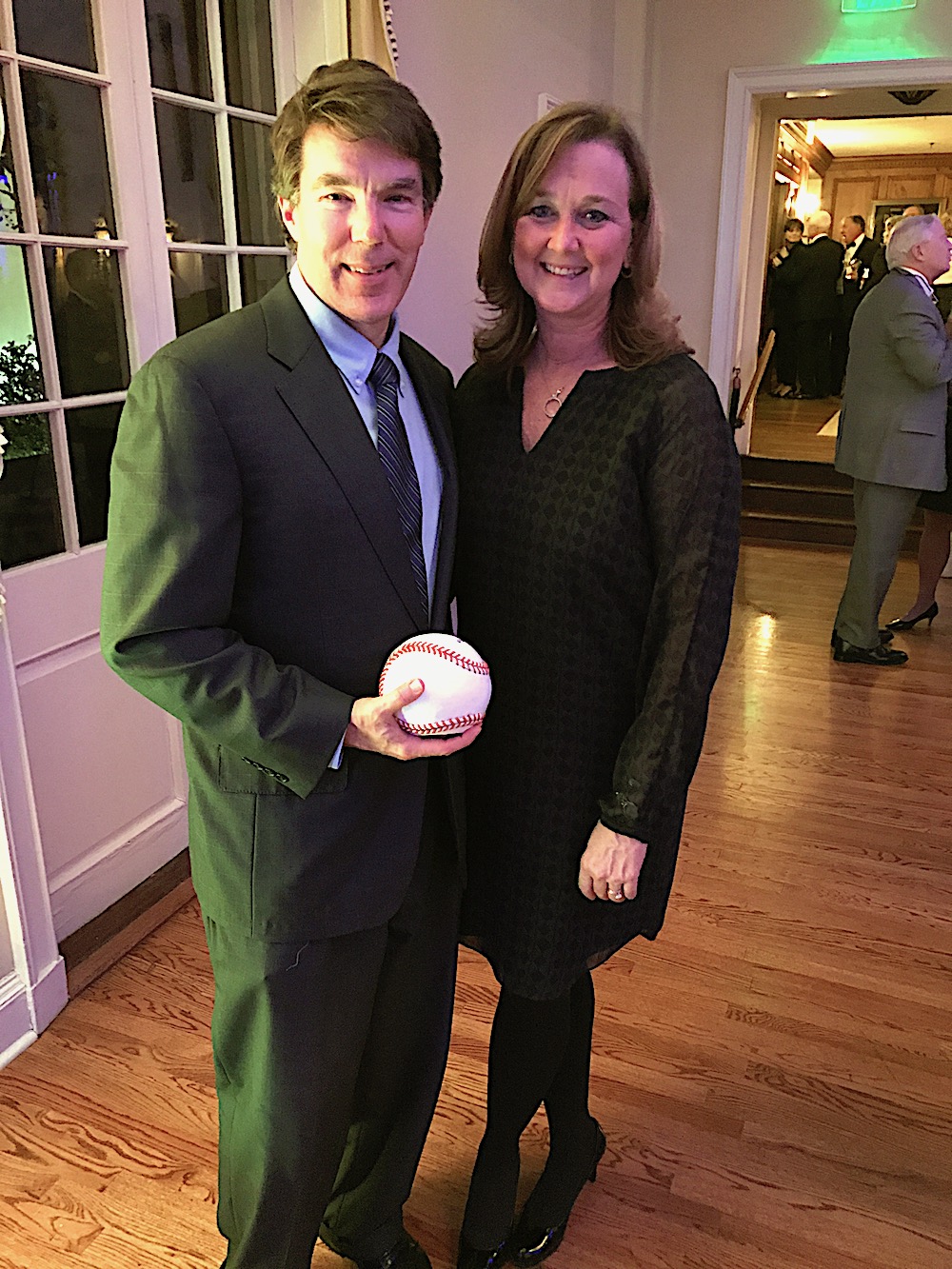 Wayne and Margaret Ritchie purchased one of the centerpieces.