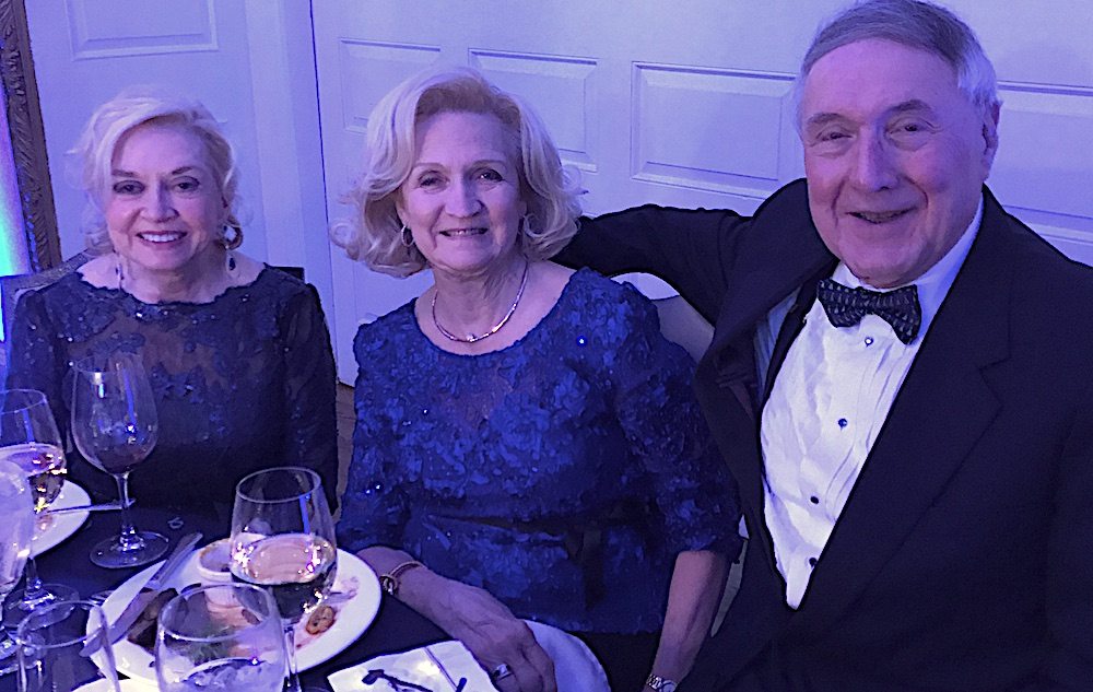 From left, Board member Theresa Stone and Joanne Mounger with Jay Mounger.