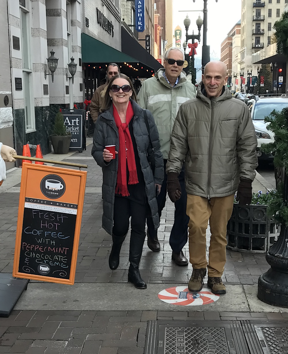 Time to move! We headed to condo of Tim Young and Jeff Cupp at Gallery Lofts on Gay Street above Mast General Store.