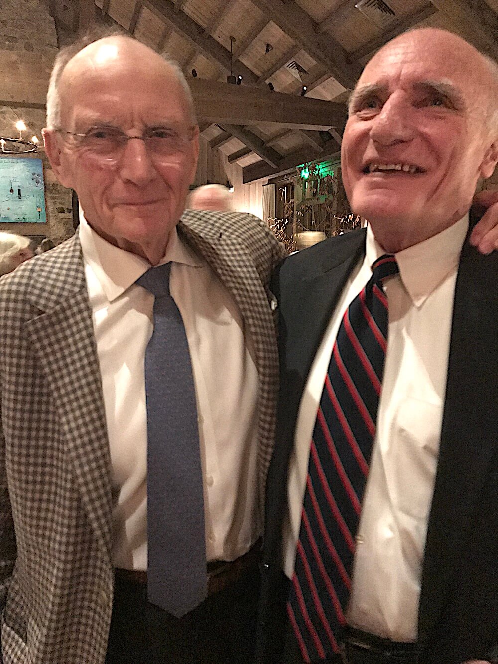 Jim Haslam, left, and Bill Arant at An Evening with the Knoxville Symphony at Blackberry Farm. Jim and Natalie Haslam were honorary co-chairs of the alluring event.