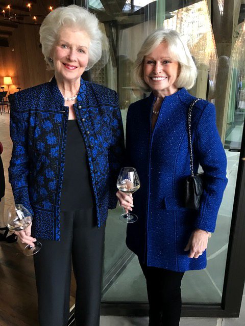 Natalie Haslam, left, with Sandy Bertelkamp.